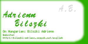 adrienn bilszki business card